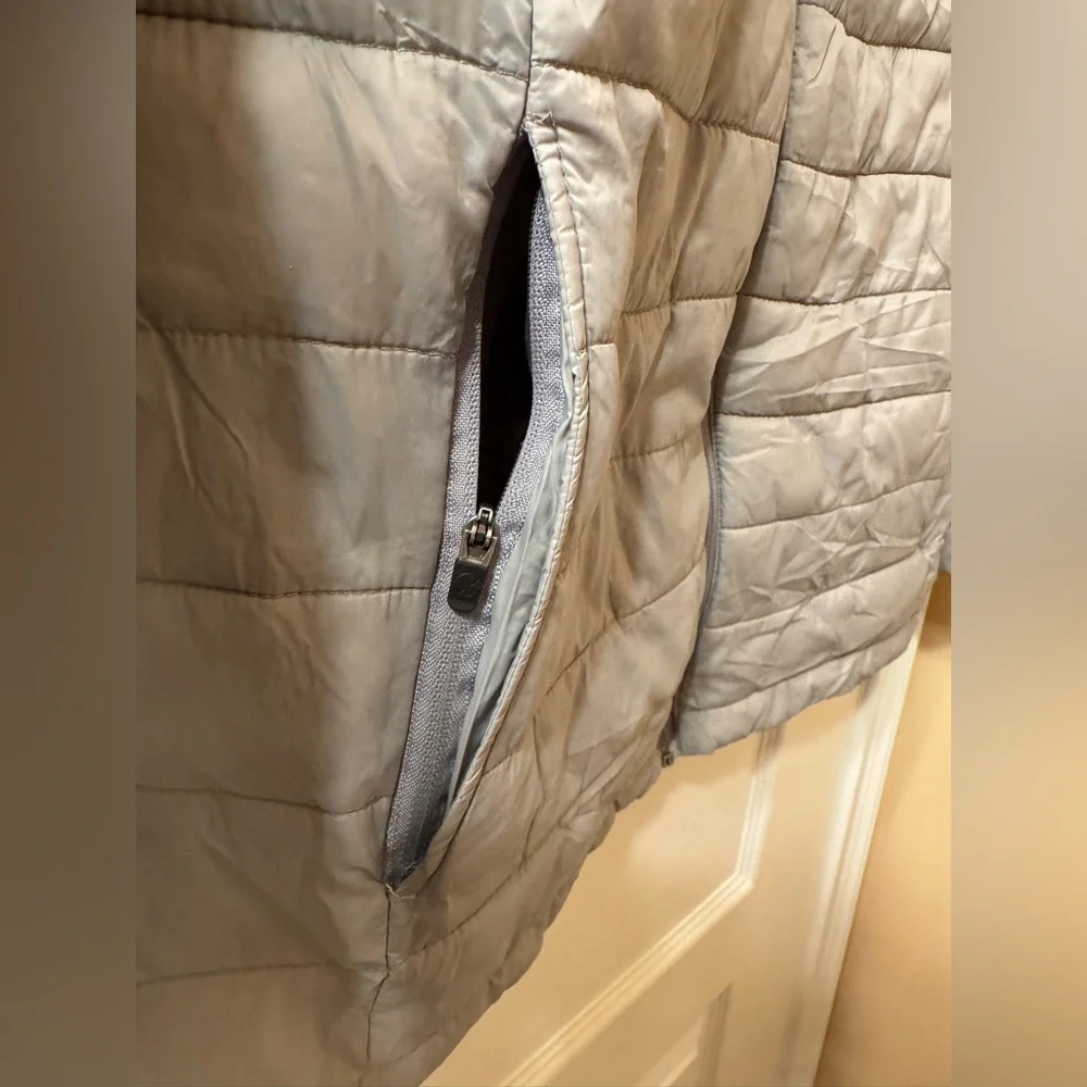 Women's Gray Puffer Jacket Coat